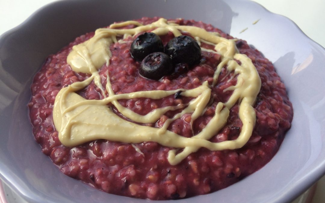 Frambozen-bosbessen-oats met cardamom (glutenvrij)