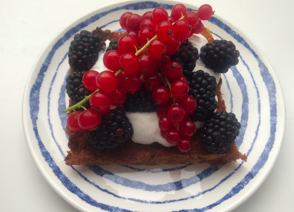 Ontbijtcake met rood fruit – histaminevrij