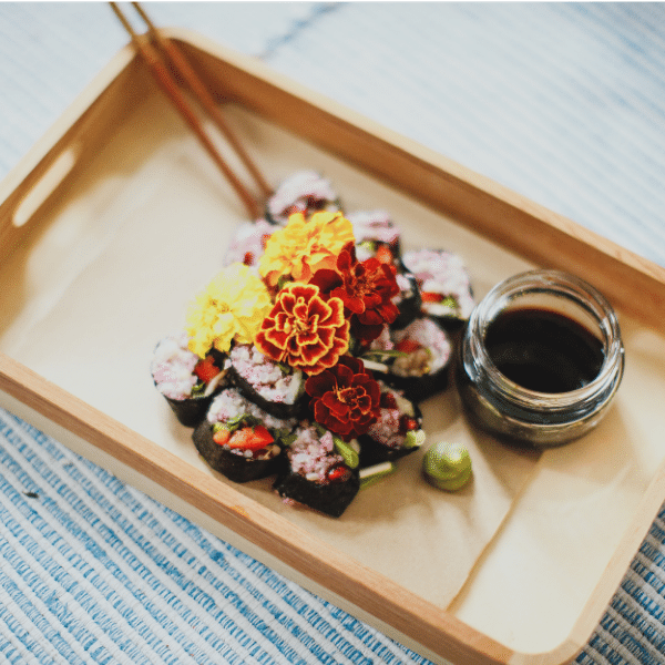 Histamine maandmenu sushii