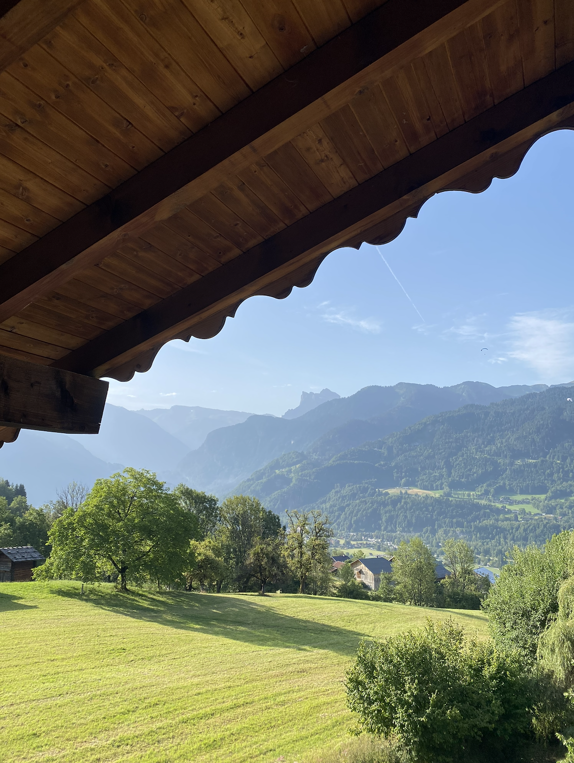 Samoens uitzicht boven
