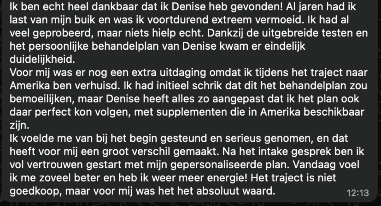 othomoleculair darmspecialist denise boon